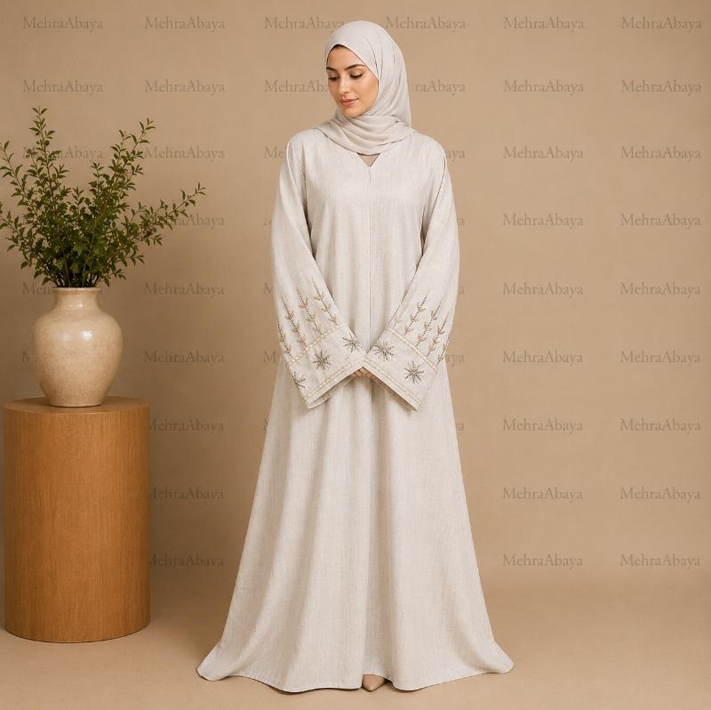 Premium Linen | Beads Work image 4