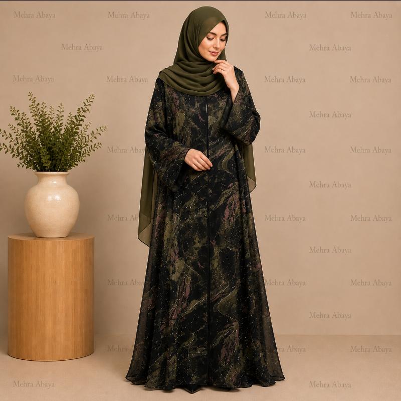Premium double chiffon fabric 