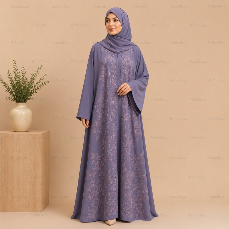 Full Embro Nida Abaya image 4