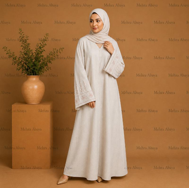Premium Linen | Beads Work image 3